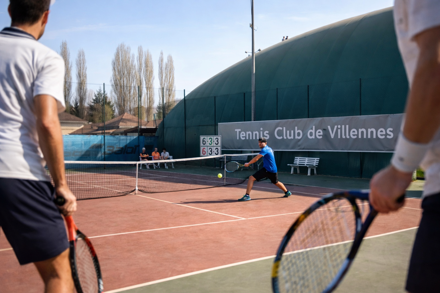 Compétition au TC Villennes